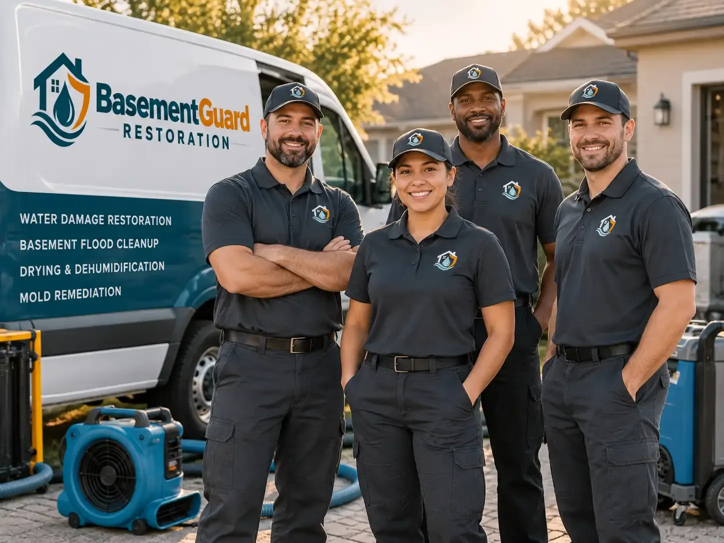 Basement Water Damage Restoration company in Hanston, KS